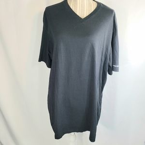 American Rag Cie Black V Neck Tee Plus Size XXLarge